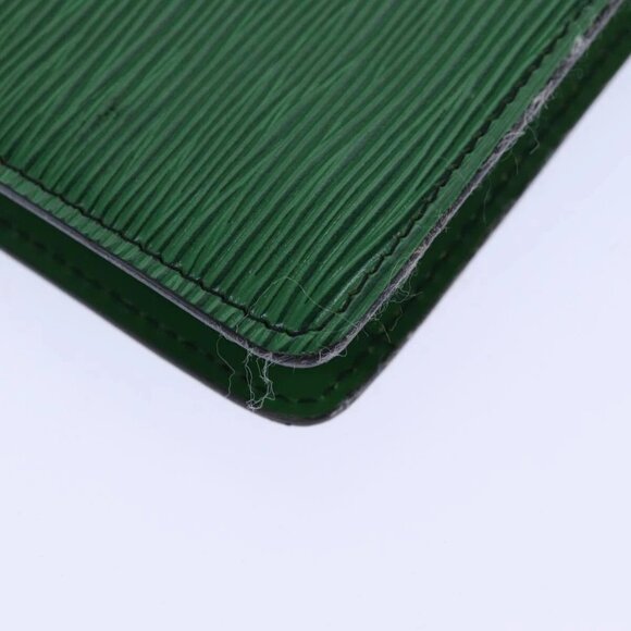 LOUIS VUITTON Epi Montaigne 27 Clutch Bag Green M52654 LV Auth 83255 - Picture 10 of 16